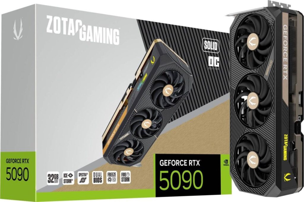 Zotac Gaming GeForce RTX 5090 SOLID OC 32GB GDDR7 DLSS4 (ZT-B50900J-10P)