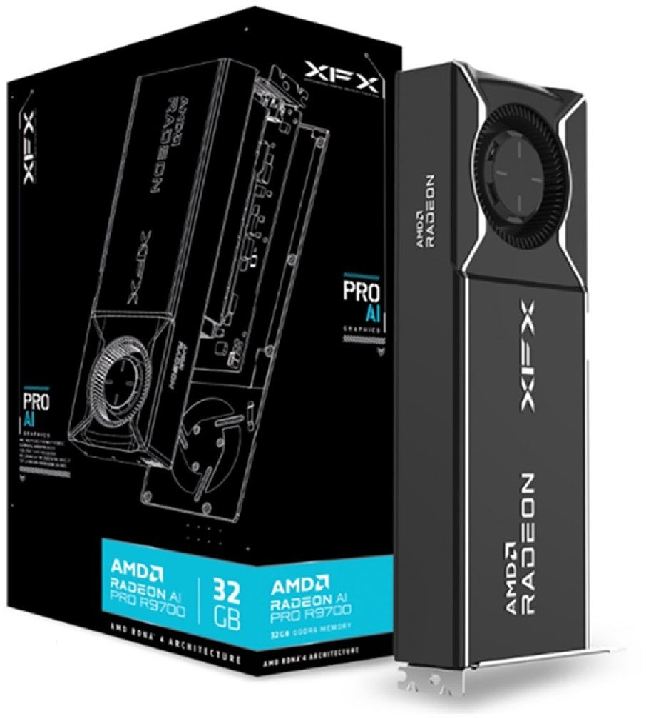 XFX Radeon AI PRO R9700 32GB GDDR6 (RX-97XPROAIY)