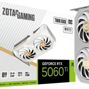 Zotac GeForce RTX 5060 Ti Twin Edge OC White 8GB GDDR7 DLSS4 (ZT-B50610Q-10M)