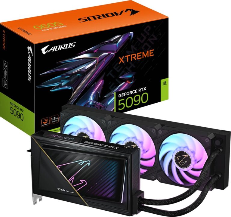 Gigabyte AORUS GeForce RTX 5090 Xtreme Waterforce 32GB GDDR7 (GV-N5090AORUSX W-32GD)