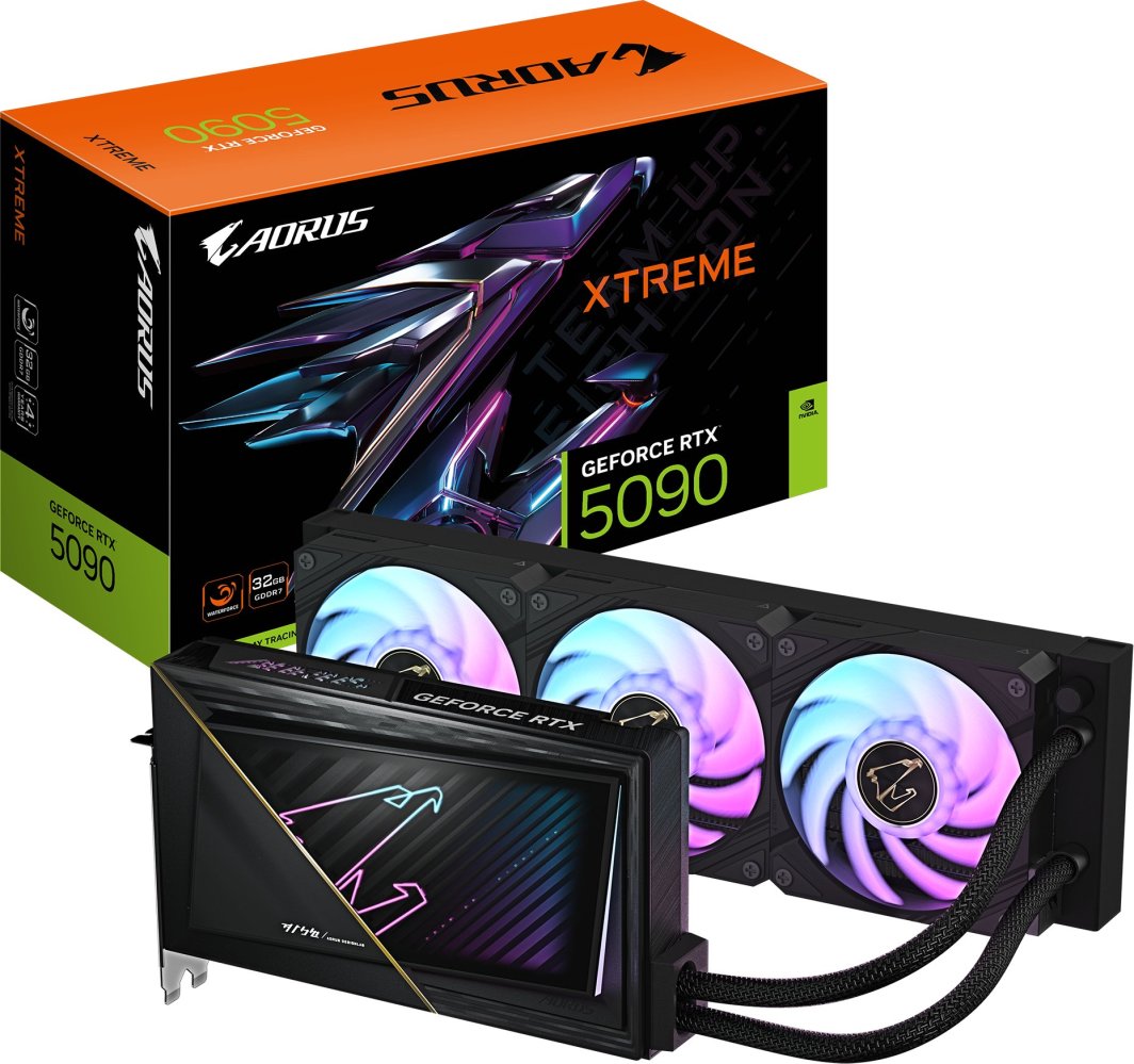 Gigabyte AORUS GeForce RTX 5090 Xtreme Waterforce 32GB GDDR7 (GV-N5090AORUSX W-32GD)