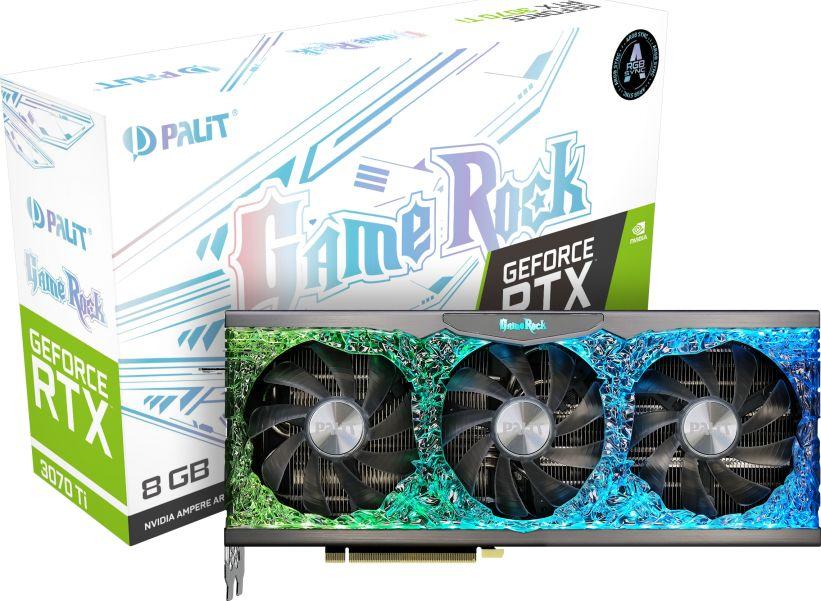 Palit GeForce RTX 3070 Ti GameRock 8GB GDDR6X (NED307T019P2-1047G)