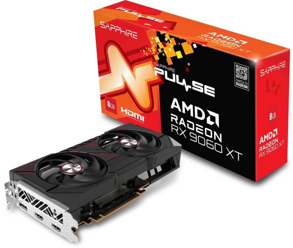 Sapphire Pulse Radeon RX 9060 XT OC 8GB GDDR6 (11350-04-20G)
