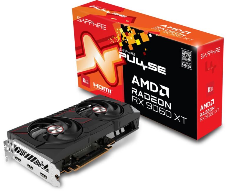 Sapphire Pulse Radeon RX 9060 XT OC 8GB GDDR6 (11350-04-20G)
