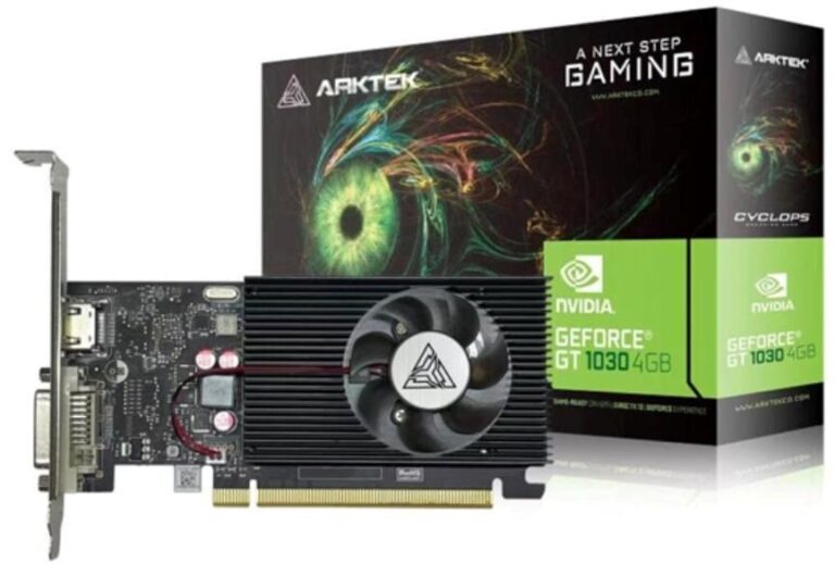 META ARKTEK VGA NVIDIA GeForce GT 1030 4GB, GT 1030, 4GB DDR4, 1xHDMI, 1xDVI (AKN1030D4S4GL1)