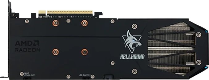 POWERCOLOR Hellhound Radeon RX 9060 XT 16GB GDDR6 (RX9060XT 16G-L/OC)