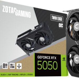 Zotac Gaming GeForce RTX 5050 Twin Edge OC 8GB GDDR6 DLSS4 (ZT-B50500H-10M)