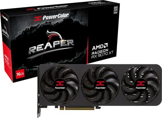 POWERCOLOR Reaper Radeon RX 9070 XT 16GB GDDR6 (RX9070XT 16G-A)