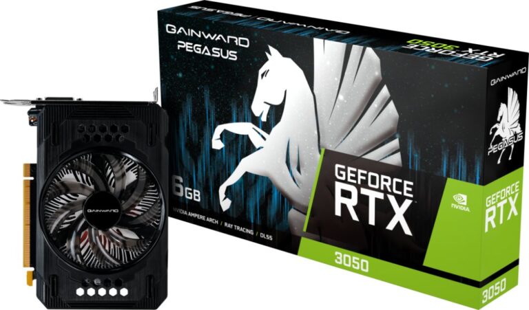 Gainward GeForce RTX 3050 Pegasus 6GB GDDR6 (NE63050018JE-1072E)