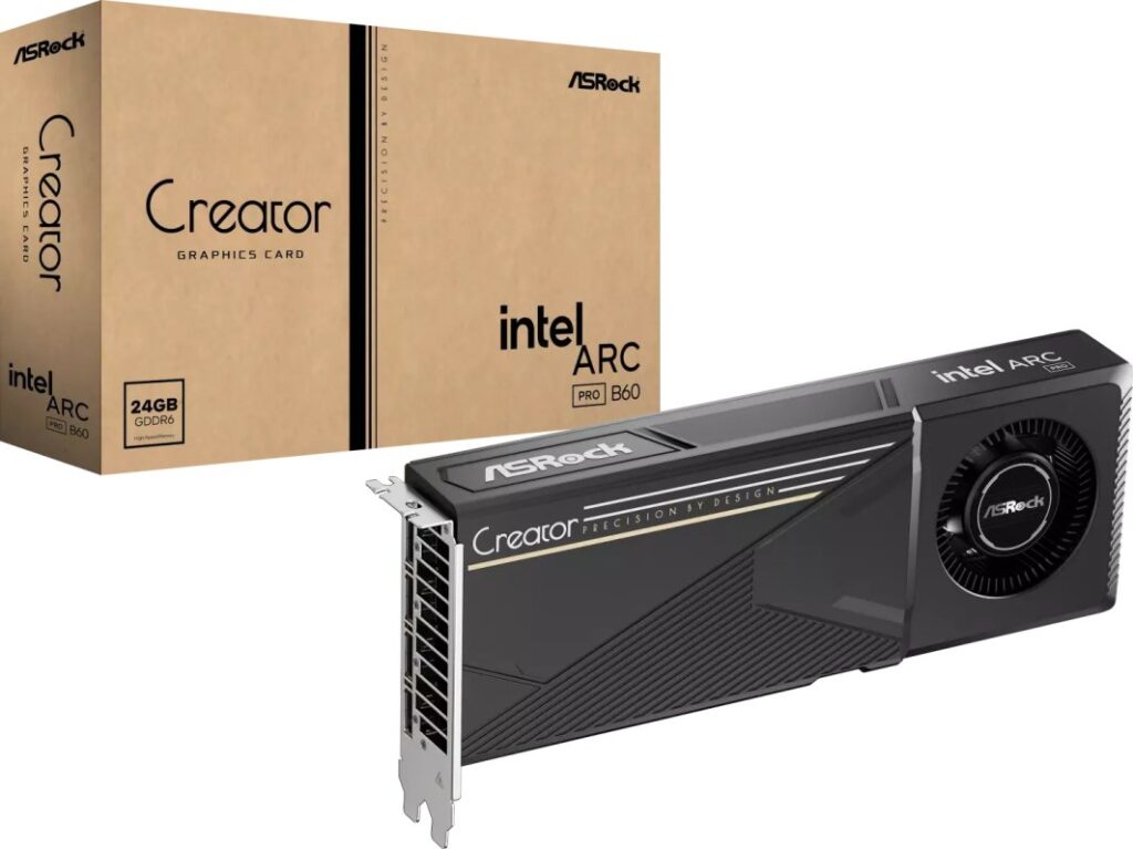 ASRock Arc Pro B60 Creator 24GB GDDR6 (B60 CT 24G)