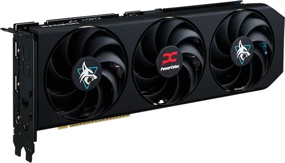 POWERCOLOR Hellhound Radeon RX 9060 XT 16GB GDDR6 (RX9060XT 16G-L/OC)