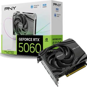 PNY GeForce RTX 5060 Single Fan 8GB GDDR7 DLSS4 (VCG50608SFXPB1)