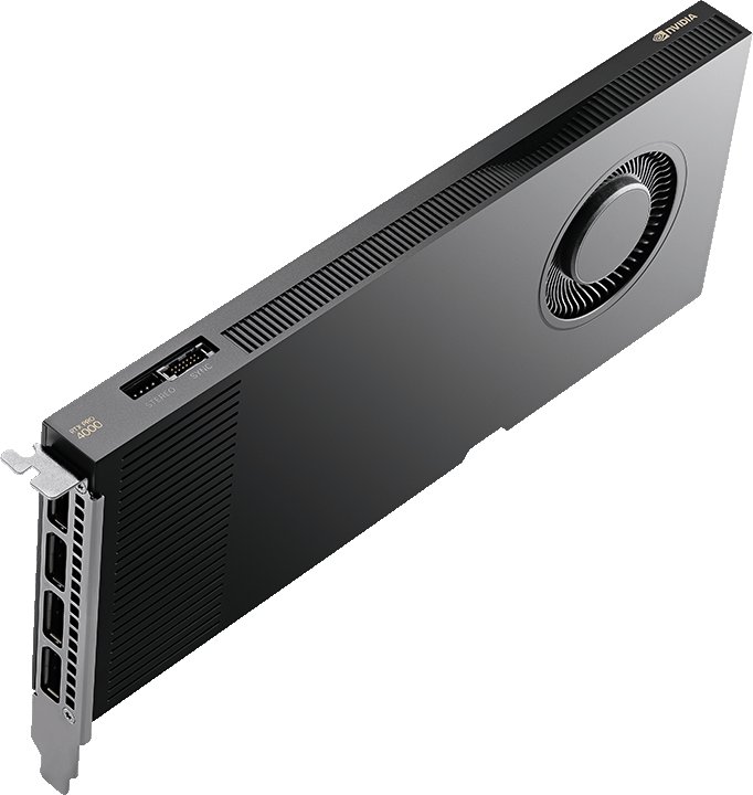 PNY RTX PRO 4000 Blackwell 24GB GDDR7 (VCNRTXPRO4000-PB)