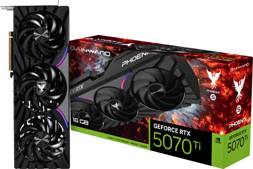 Gainward GeForce RTX 5070 Ti Phoenix-S 16GB GDDR7 DLSS4 (NE7507T019T2-GB2031K)