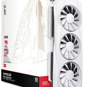 XFX Quicksilver Radeon RX 9070 XT White Gaming 16GB GDDR6 (RX-97TQICKW9)
