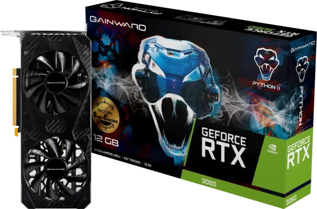 Gainward GeForce RTX 3060 Python II OC 12GB GDDR6 (NE63060U19K9-PG190V)