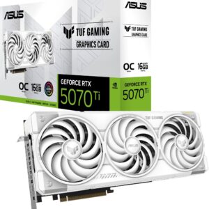 Asus TUF Gaming GeForce RTX 5070 Ti OC White 16GB GDDR7 DLSS4 (TUF-RTX5070TI-O16G-WHITE-GAMING)