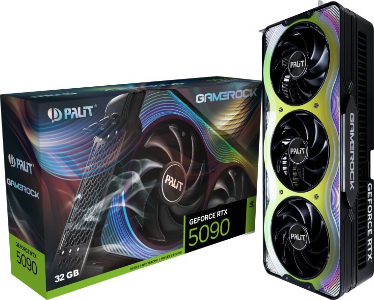 Palit GeForce RTX 5090 GameRock 32GB GDDR7 DLSS4 (NE75090019R5-GB2020G)