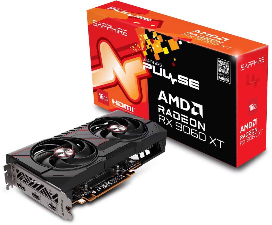 Sapphire Pulse Radeon RX 9060 XT 16GB GDDR6 (11350-03-20G)