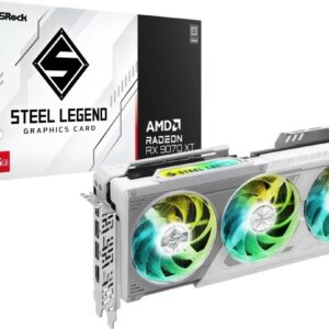 ASRock Radeon RX 9070 XT Steel Legend 16GB GDDR6 (RX9070XT SL 16G)