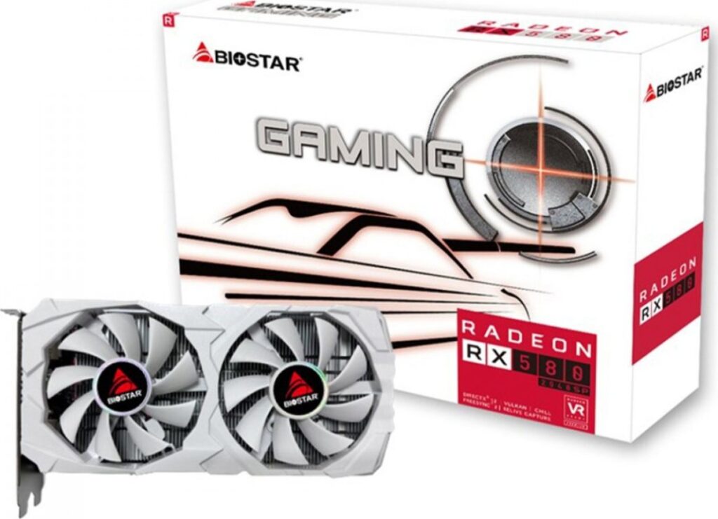 Biostar Radeon RX 580 White 2048SP (VA5825RQ82)