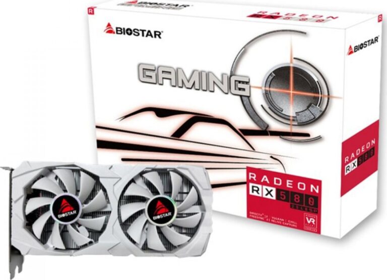 Biostar Radeon RX 580 White 2048SP (VA5825RQ82)