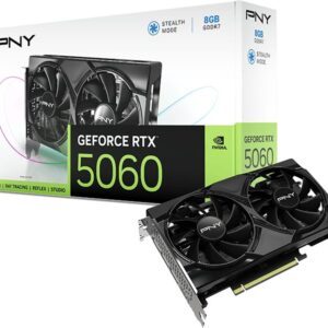PNY GeForce RTX 5060 Dual Fan 8GB GDDR7 DLSS4 (VCG50608DFXPB1)