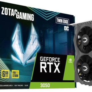 Zotac Gaming GeForce RTX 3050 Twin Edge OC 6GB GDDR6 (ZT-A30510H-10L)