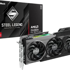 ASRock Radeon RX 9070 XT Steel Legend Dark 16GB GDDR6 (RX9070XT SLD 16G)
