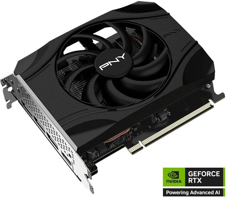 PNY GeForce RTX 5050 Single Fan 8GB GDDR6 DLSS4 (VCG50508SFXPB1)