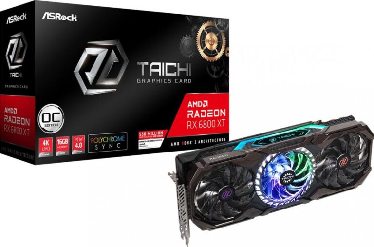 ASRock Radeon RX 6800 XT Taichi X OC 16G B GDDR6 (RX6800XT TCX 16GO)