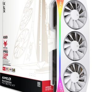 XFX Mercury Radeon RX 9070 XT OC White Magnetic Air RGB 16GB GDDR6 (RX-97TMARGW9)