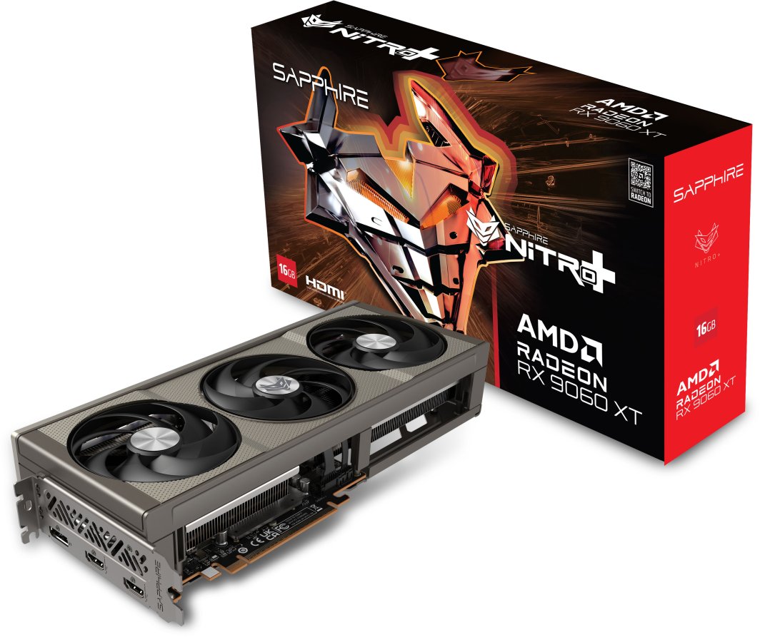 Sapphire Nitro+ Radeon RX 9060 XT 16GB GDDR6 (11350-01-20G)