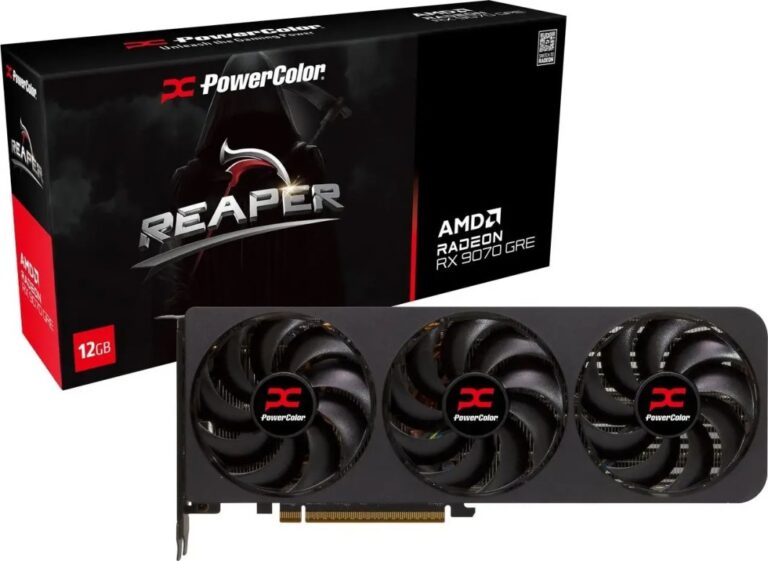 PowerColor Reaper Radeon RX 9070 GRE 12GB GDDR6 (RX9070GRE 12G-A)