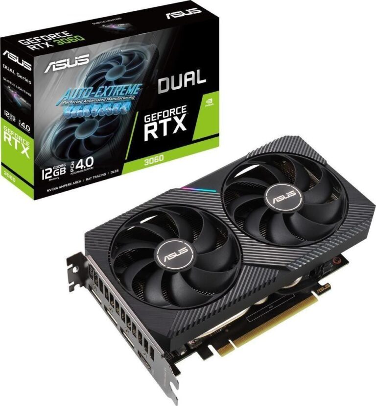 Asus Dual GeForce RTX 3060 12GB GDDR6 (DUAL-RTX3060-12G-V2)