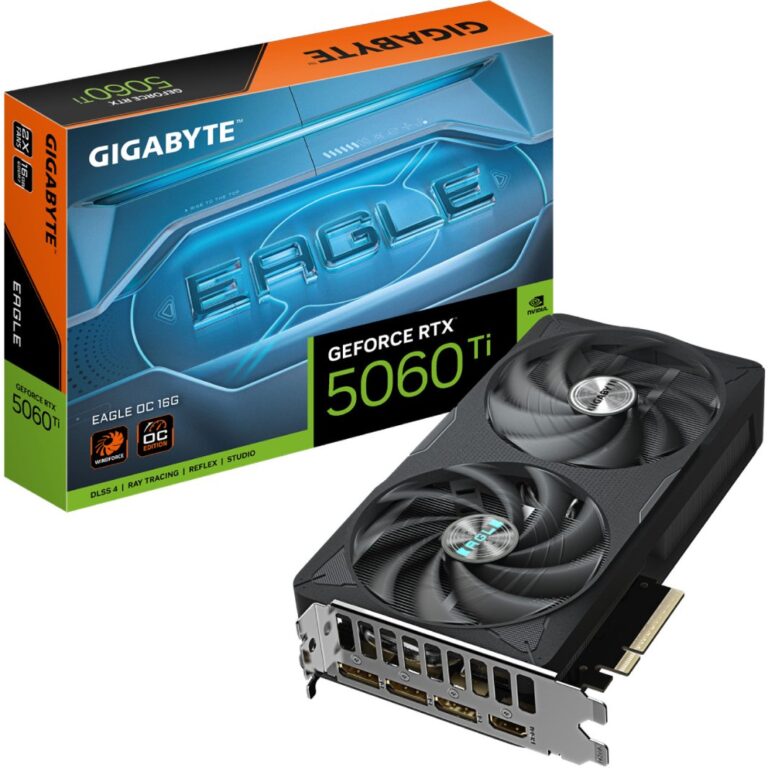 Gigabyte GeForce RTX 5060 Ti Eagle OC 16GB GDDR7 DLSS4 (GV-N506TEAGLE OC-16GD)