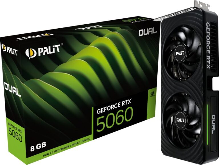 Palit GeForce RTX 5060 Dual 8GB GDDR7 DLSS4 (NE75060019P1-GB2063D)
