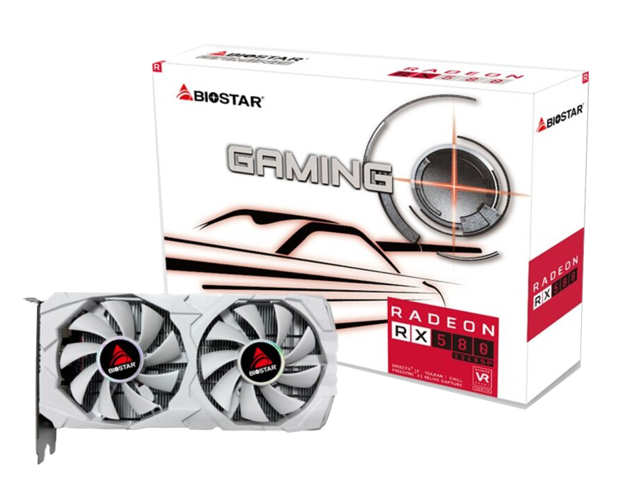 Biostar Radeon RX 580 White 2048SP (VA5825RQ82)