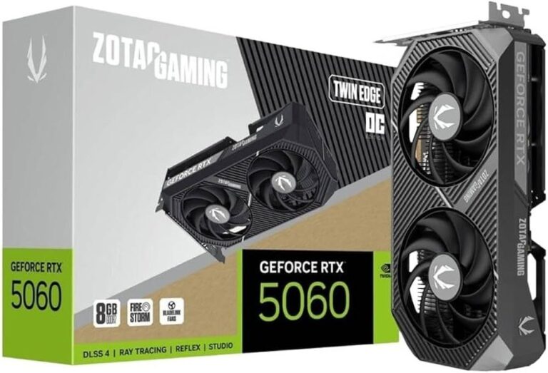 Zotac Gaming GeForce RTX 5060 Twin Edge 8GB GDDR7 DLSS4 (ZT-B50600E-10M)