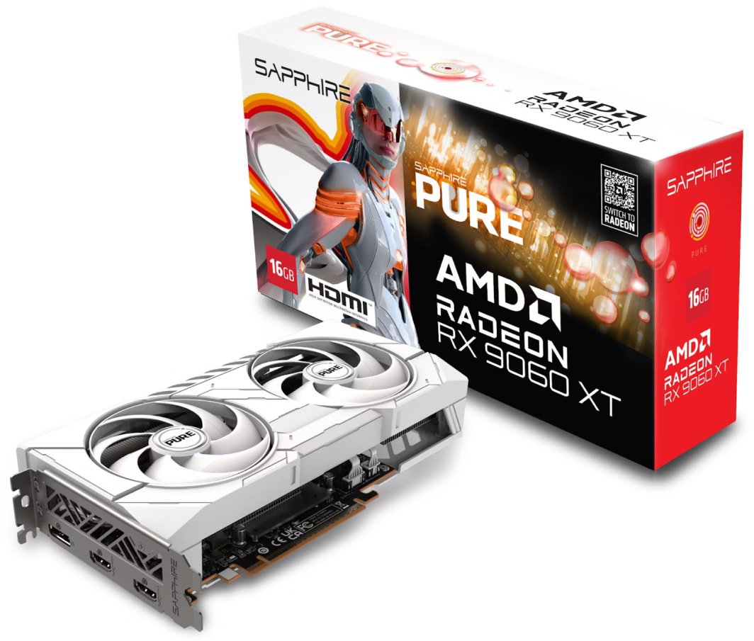 Sapphire Pure Radeon RX 9060 XT 16GB GDDR6 (11350-02-20G)