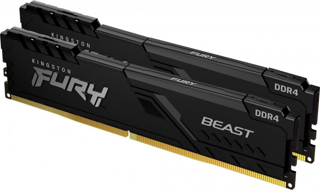 Pamięć Kingston Fury Beast, DDR4, 64 GB, 3600MHz, CL18 (KF436C18BBK2/64)