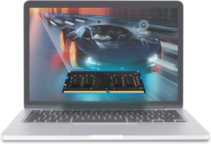 Pamięć do laptopa Lexar SODIMM, DDR4, 8 GB, 3200 MHz, CL22 (LD4AS008G-B3200GSST)