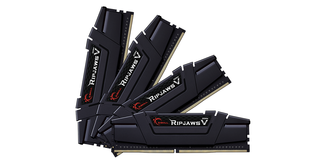 Pamięć G.Skill Ripjaws V, DDR4, 32 GB, 3600MHz, CL18 (F4-3600C18Q-32GVK)