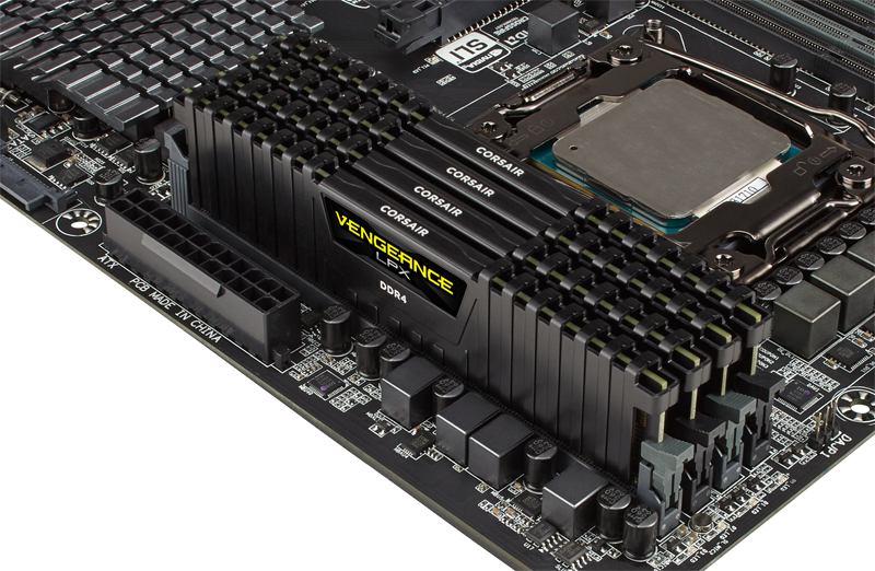 Pamięć Corsair Vengeance LPX, DDR4, 16 GB, 2400MHz, CL16 (CMK16GX4M1A2400C16)
