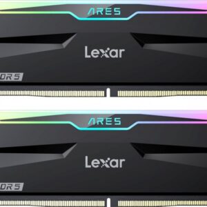 Pamięć Lexar Ares RGB, DDR5, 32 GB, 6400MHz, CL32 (LD5EU016G-R6400GDLA)