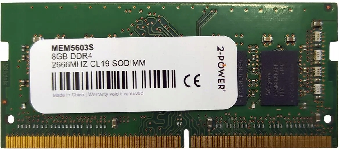 Pamięć do laptopa 2-Power Nowa Pamięć RAM 2-Power 8GB DDR4 2666 MHz PC4-21300 SODIMM CL19