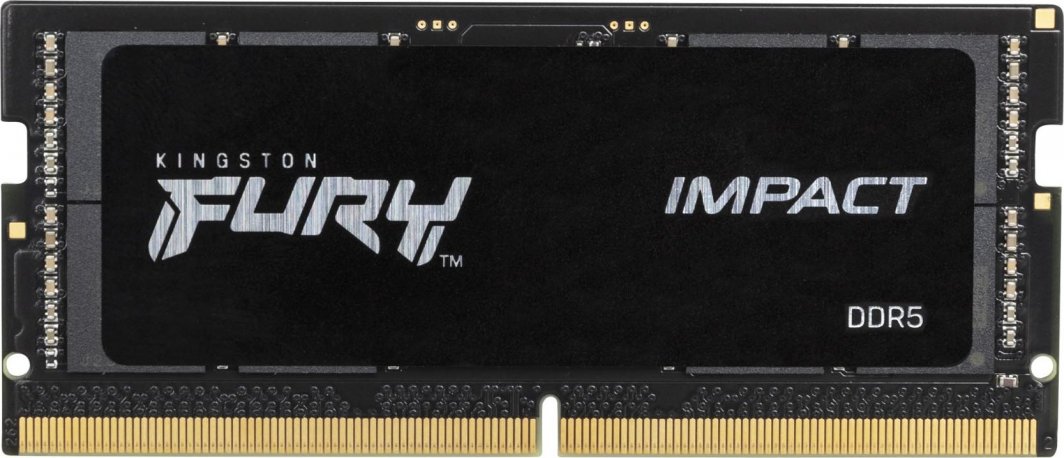 Pamięć do laptopa Kingston Fury Impact, SODIMM, DDR5, 16 GB, 6000 MHz, CL38 (KF564S38IB-16)