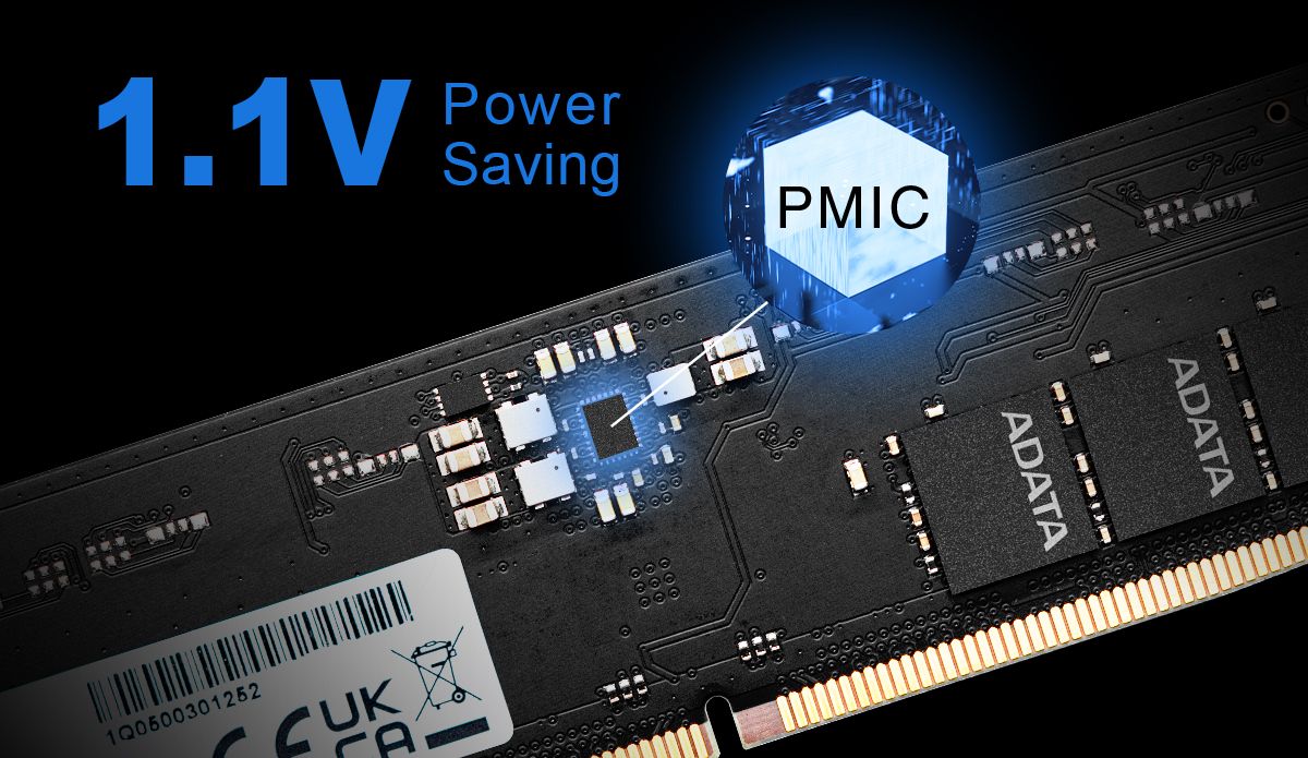 Pamięć ADATA DDR5, 32 GB, 5600MHz, CL46 (AD5U560016G-DT)