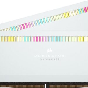 Pamięć Corsair Dominator Platinum RGB, DDR5, 64 GB, 5200MHz, CL40 (CMT64GX5M2B5200C40W)