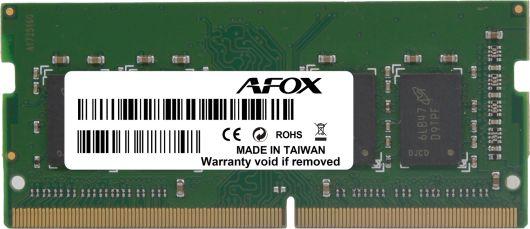 Pamięć do laptopa AFOX SODIMM, DDR3, 8 GB, 1600 MHz, (AFSD38BK1P)